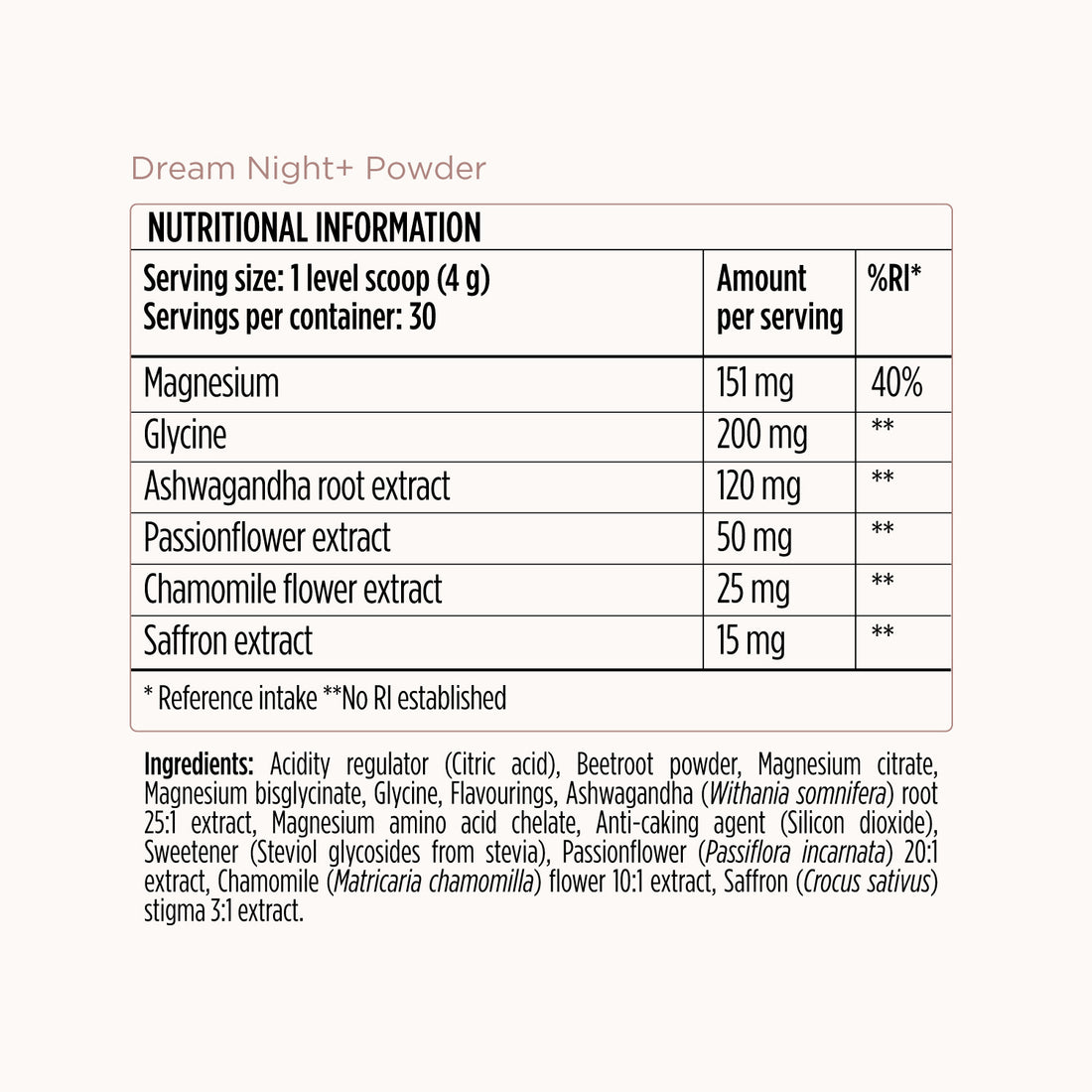 Dream Night+ Powder – JSHealth Vitamins EU