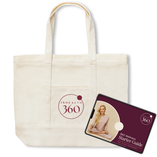 JSHealth 360 Welcome Gift - Tote Bag + FREE Wellness E-Book