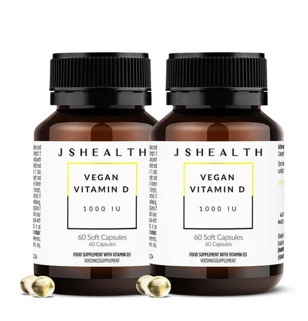 Pack double de vitamine D végétalienne - 4 mois d'approvisionnement